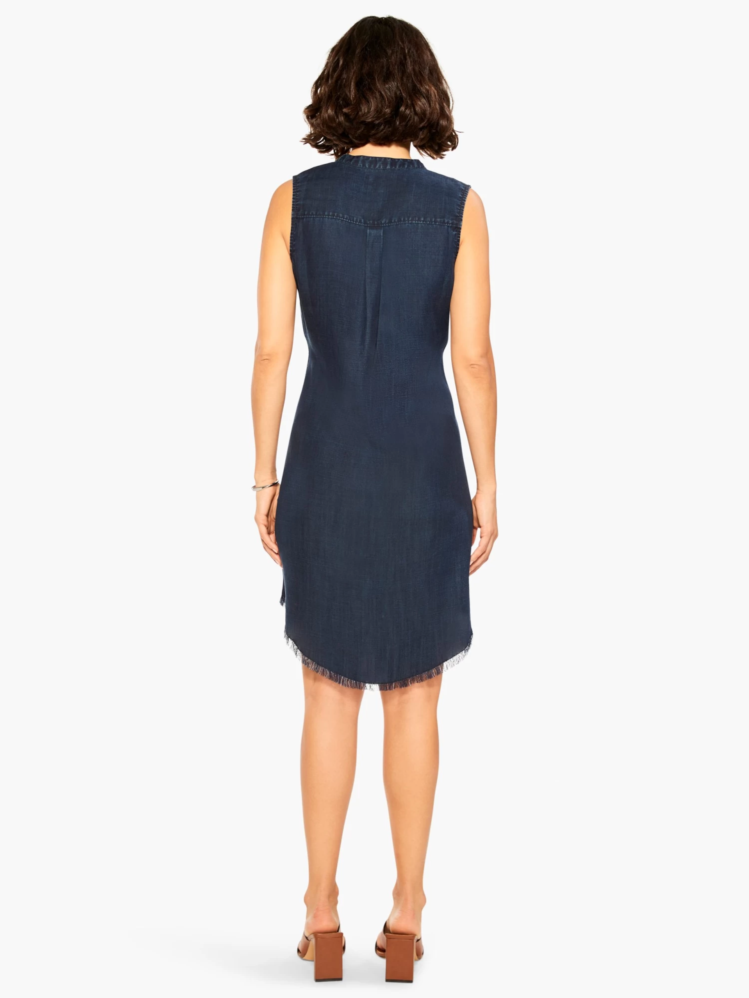Denim Dress DARK WASH - Image 3