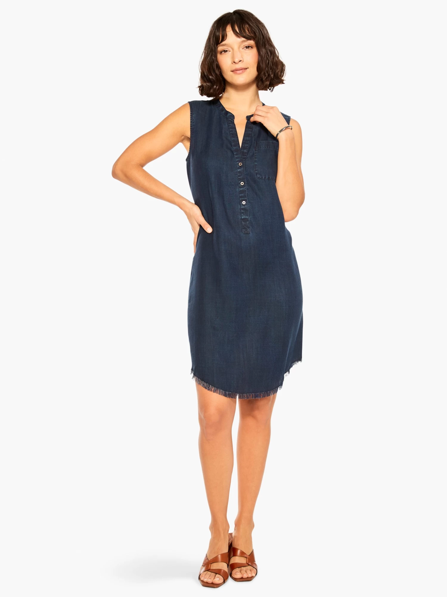 Denim Dress DARK WASH - Image 4