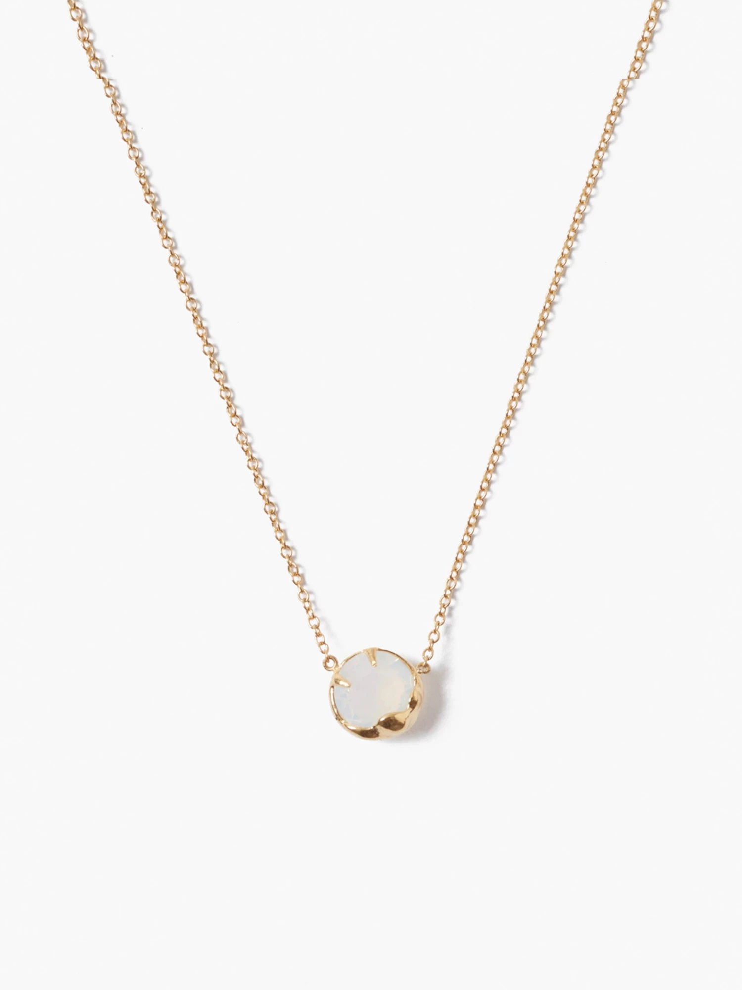 Chan Luu - Single Stone Necklace WHITE - Image 2