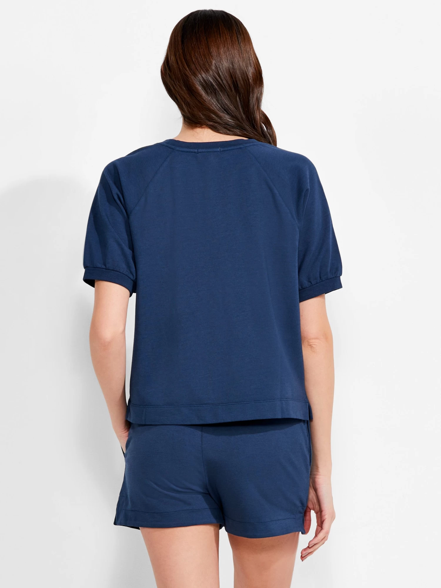 NZT Short Sleeve Round Neck French Terry Top - Image 3