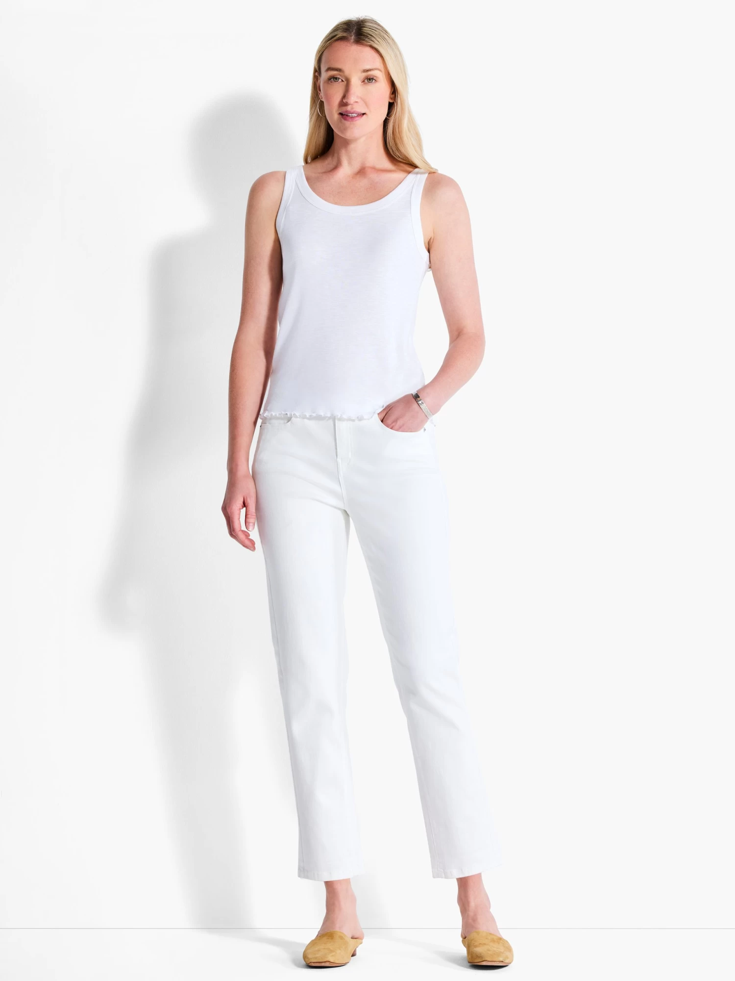 NZT Scoop Lettuce Edge Tank PAPER WHITE - Image 4