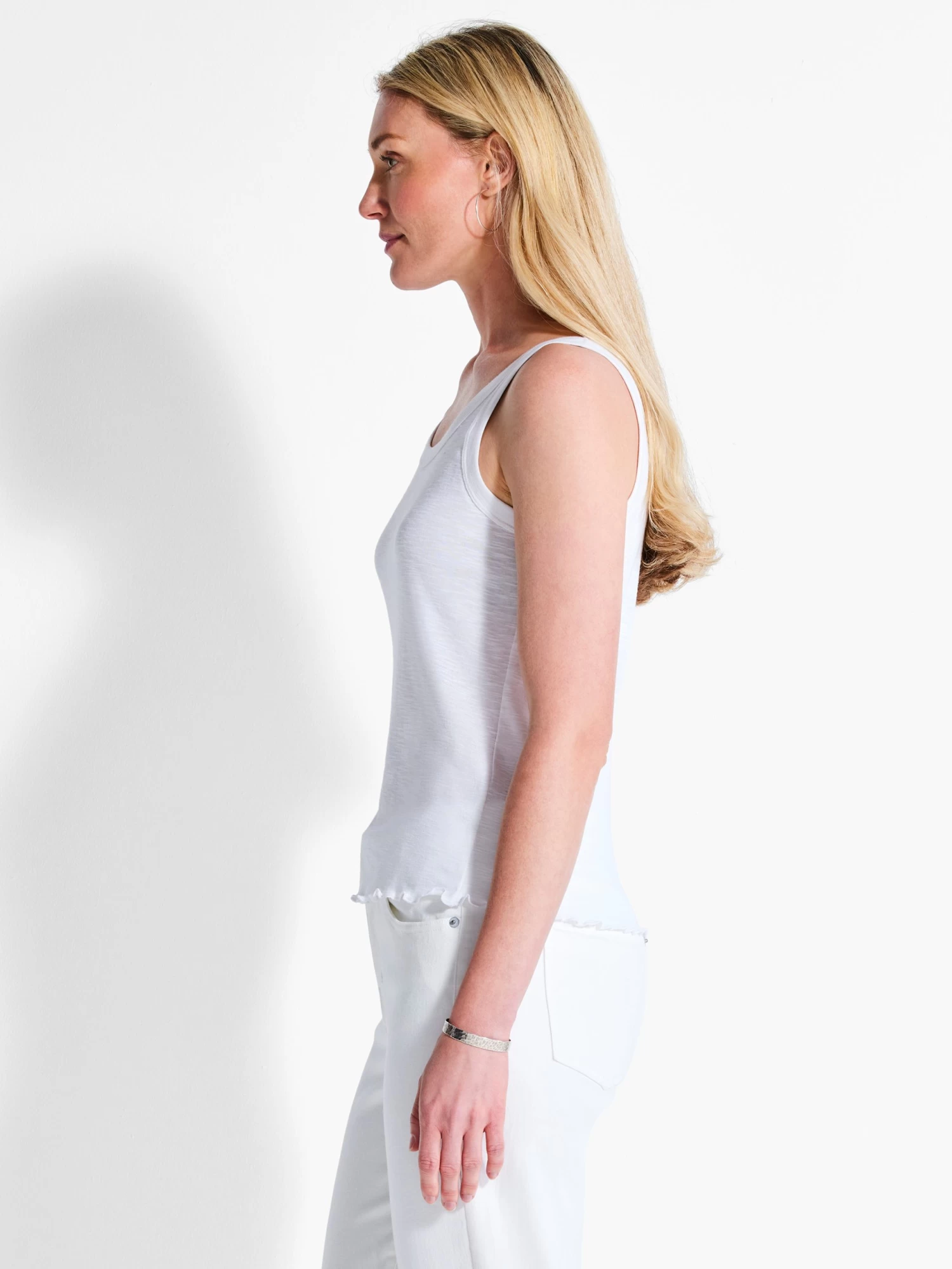 NZT Scoop Lettuce Edge Tank PAPER WHITE - Image 2