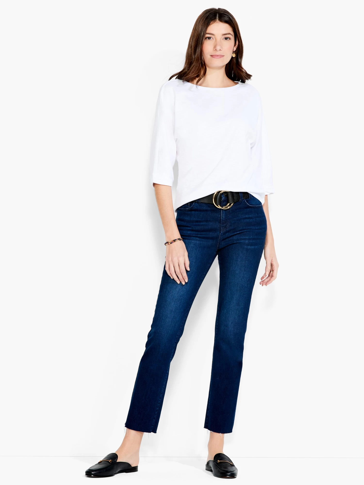 NZT Boat Neck Dolman Sleeve Tee PAPER WHITE - Image 4