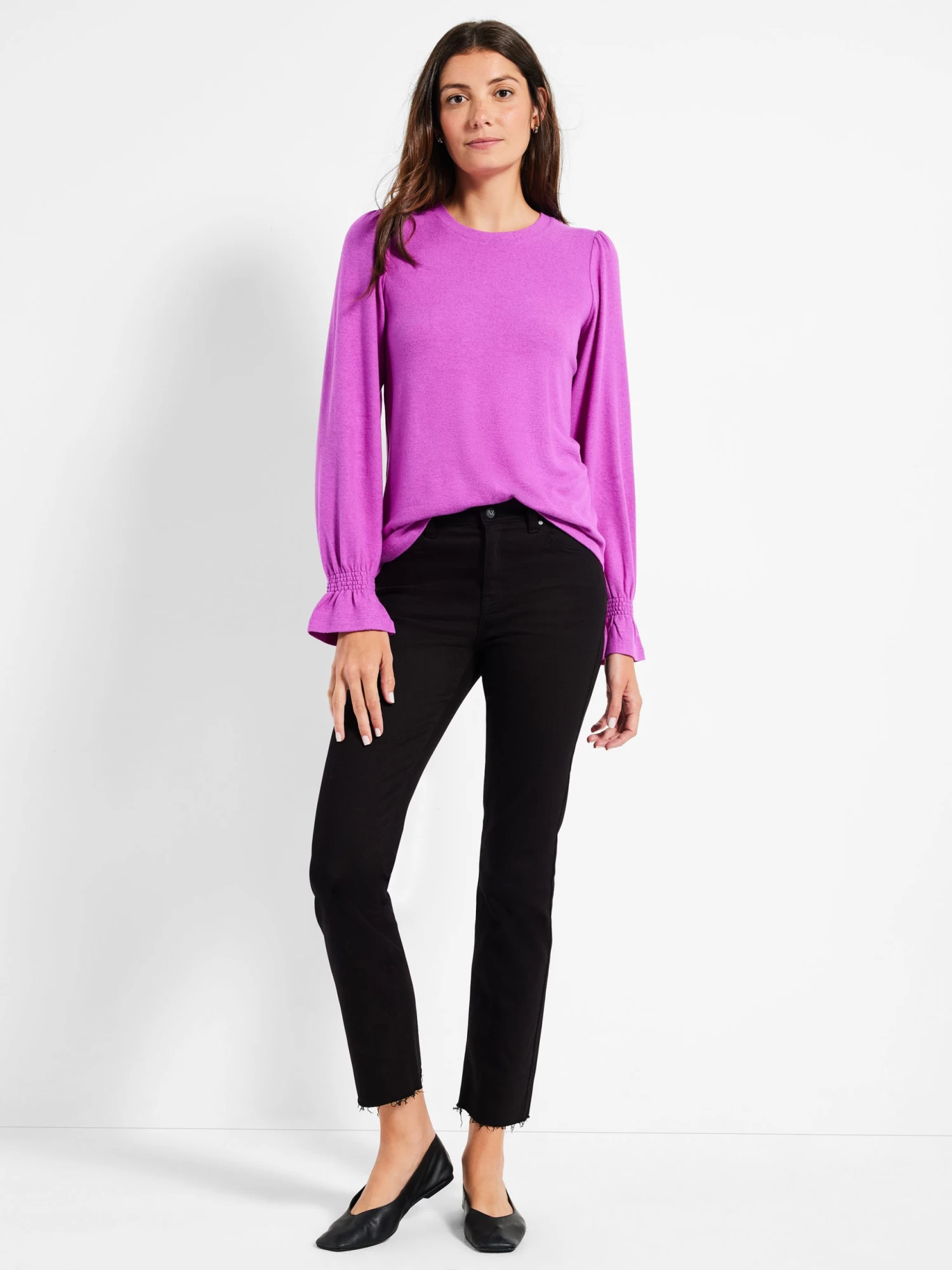NZT Sweet Dreams Femme Sleeve Tee VIVID MAGENTA - Image 4