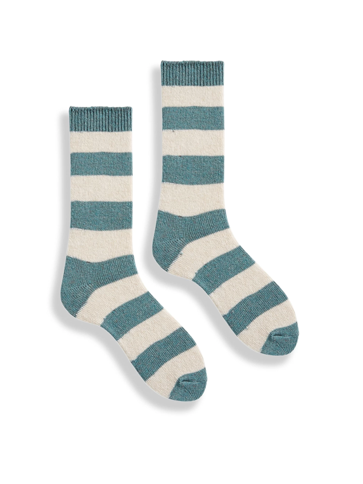 Lisa B - Rugby Stripe Crew Sock