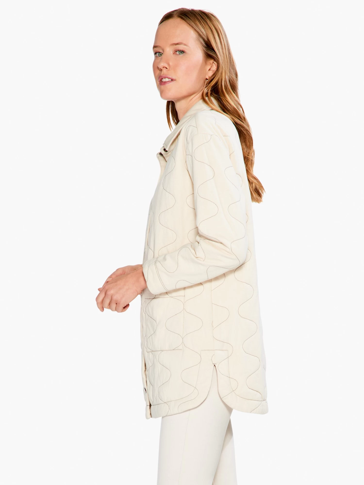 Quilted Spring Jacket SANDSHELL - Image 2