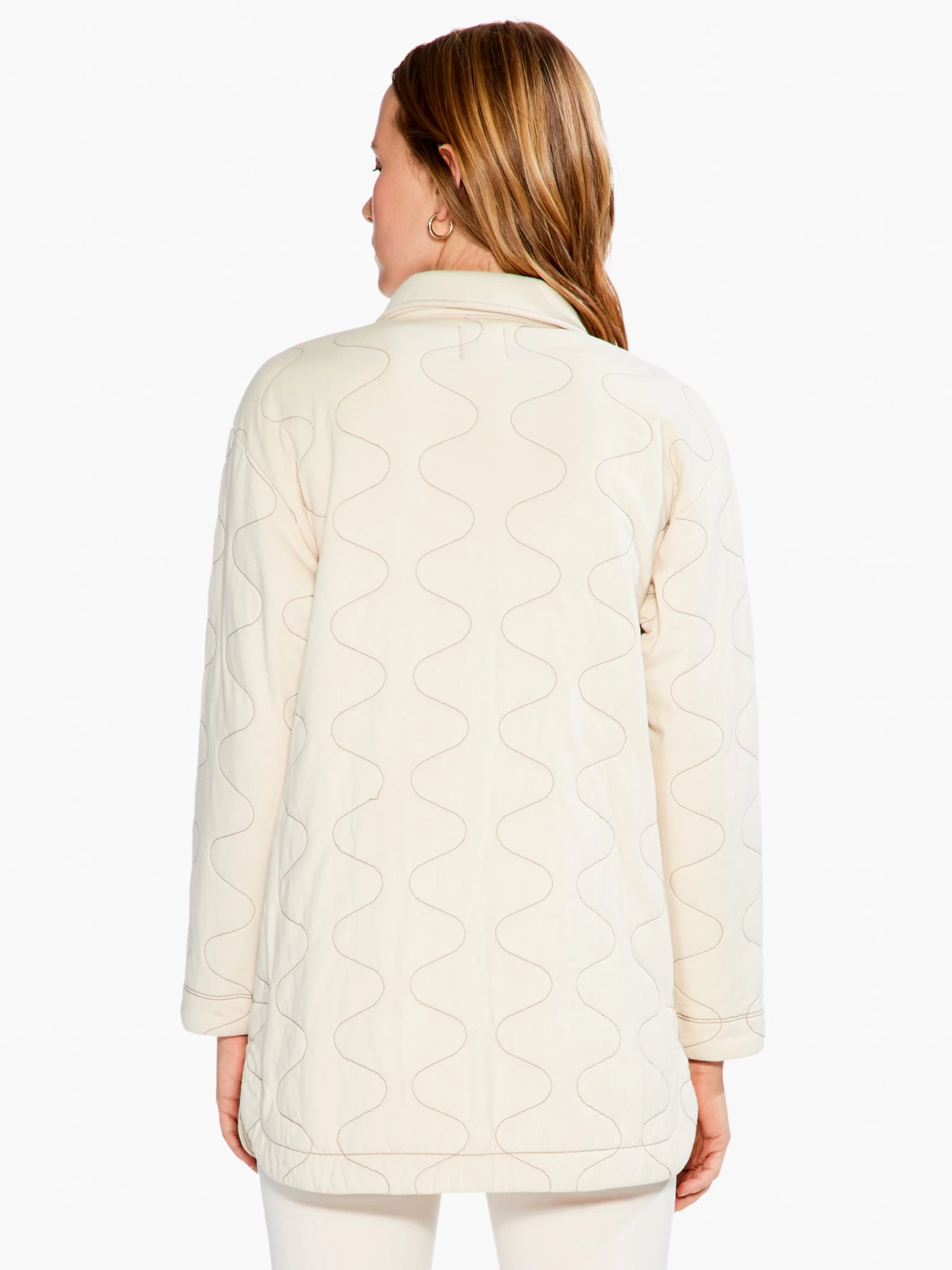 Quilted Spring Jacket SANDSHELL - Image 3
