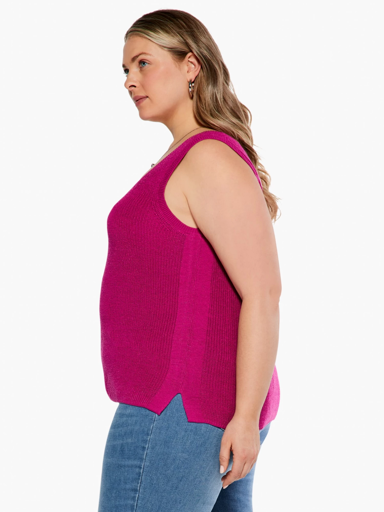 Shaker Knit Tank ORCHID PETAL - Image 2