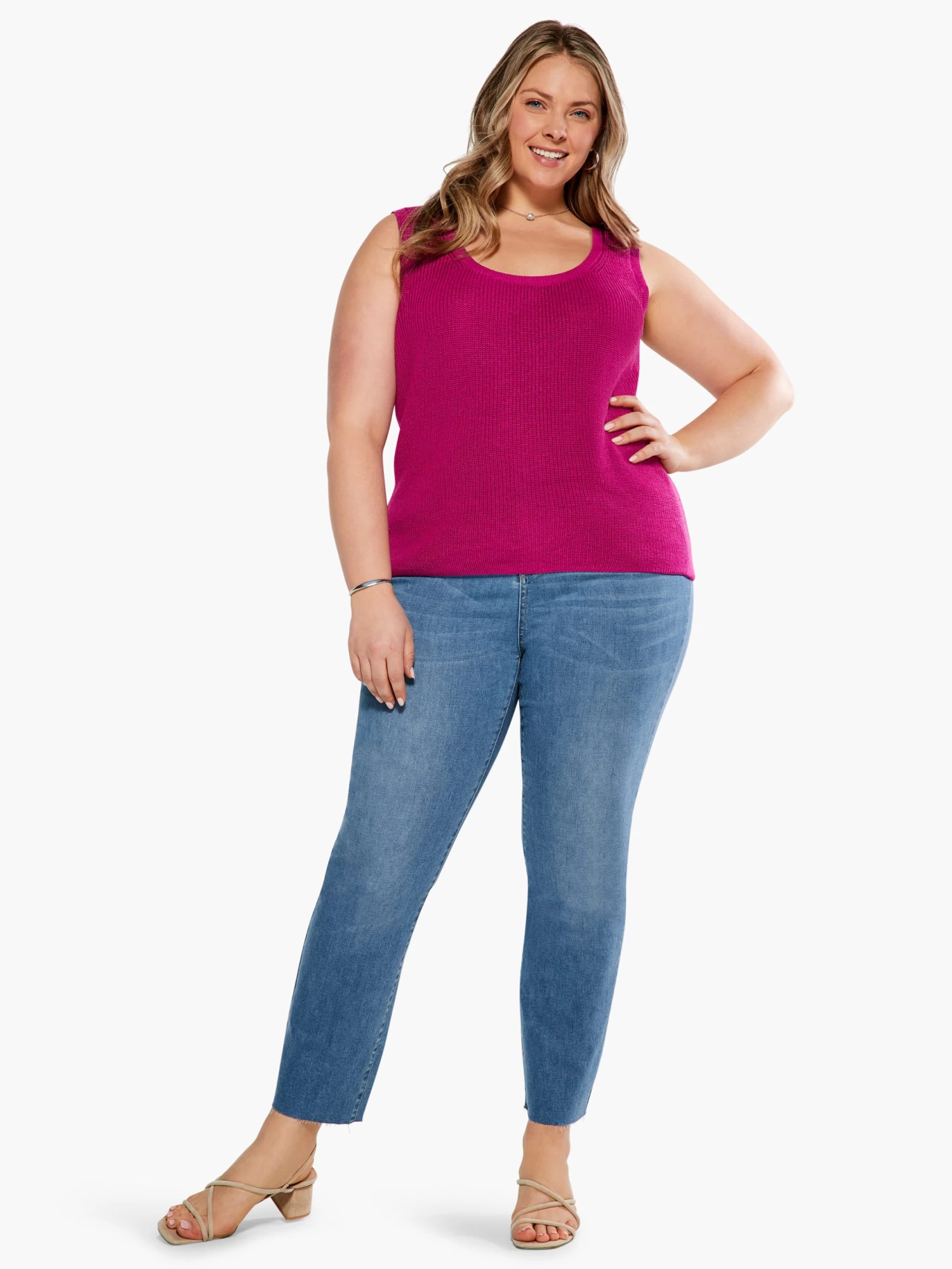 Shaker Knit Tank ORCHID PETAL - Image 4