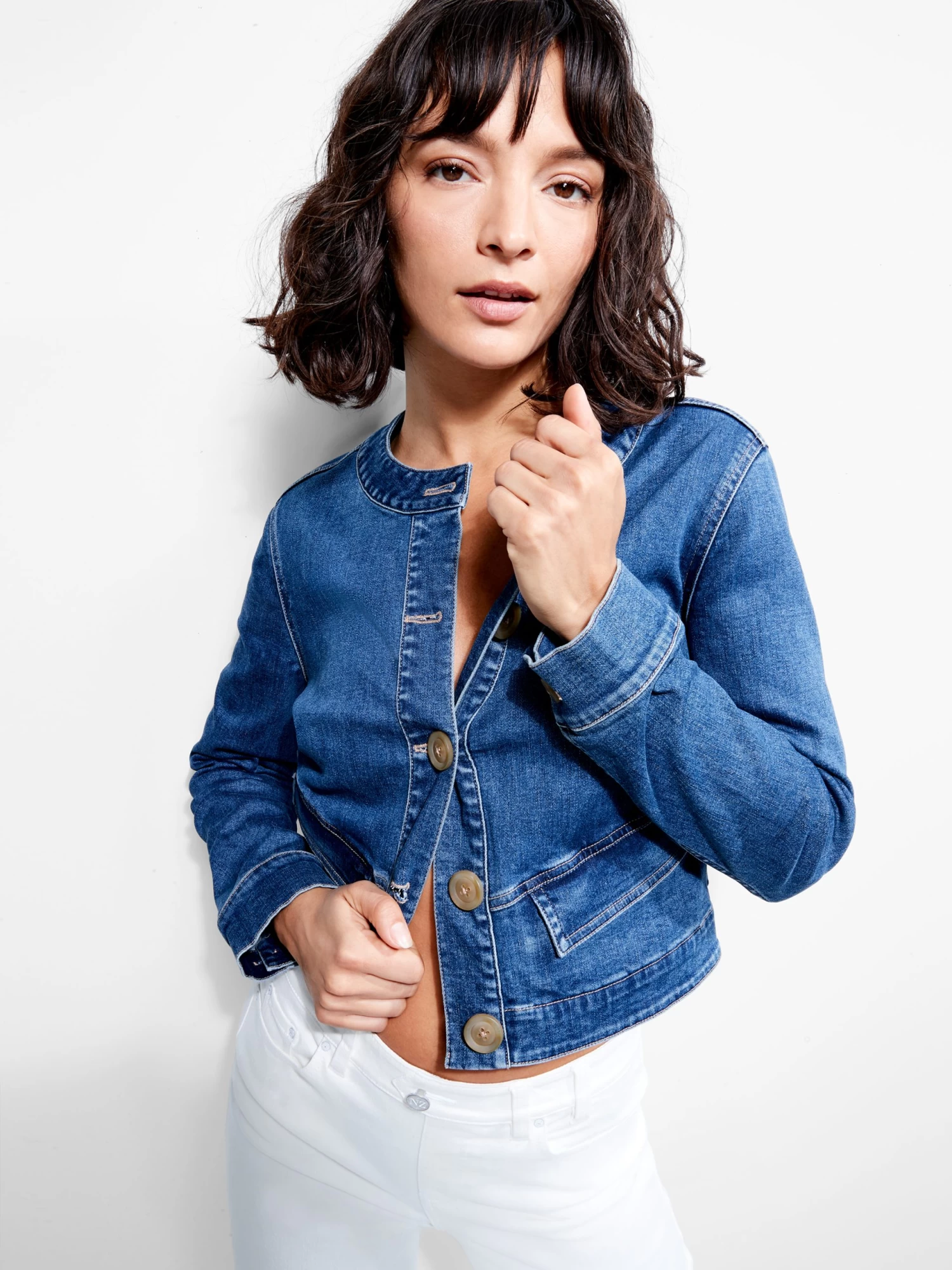 Top It Off Denim Jacket ATLANTIC - Image 6