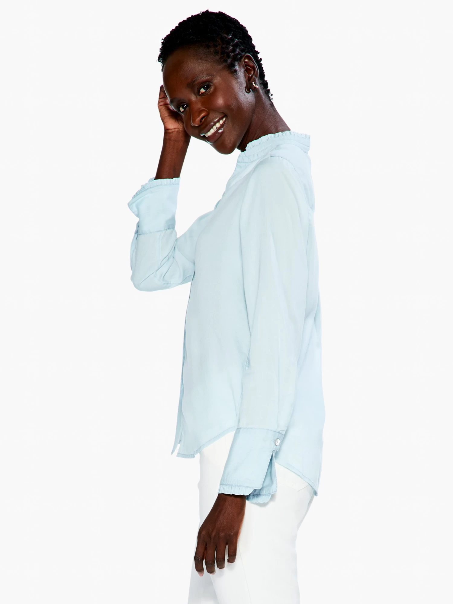 Femme Denim Shirt PALE DENIM - Image 2