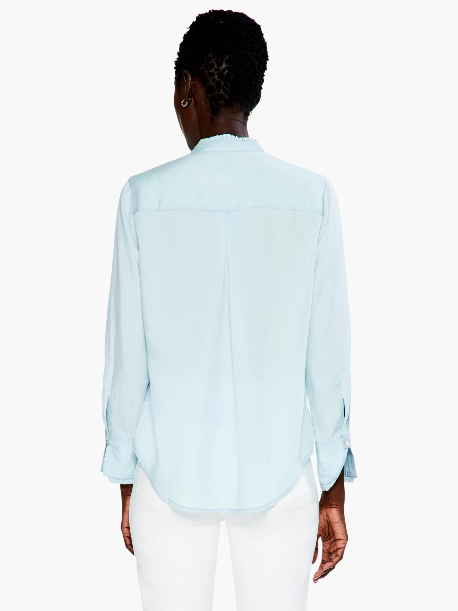 Femme Denim Shirt PALE DENIM - Image 3