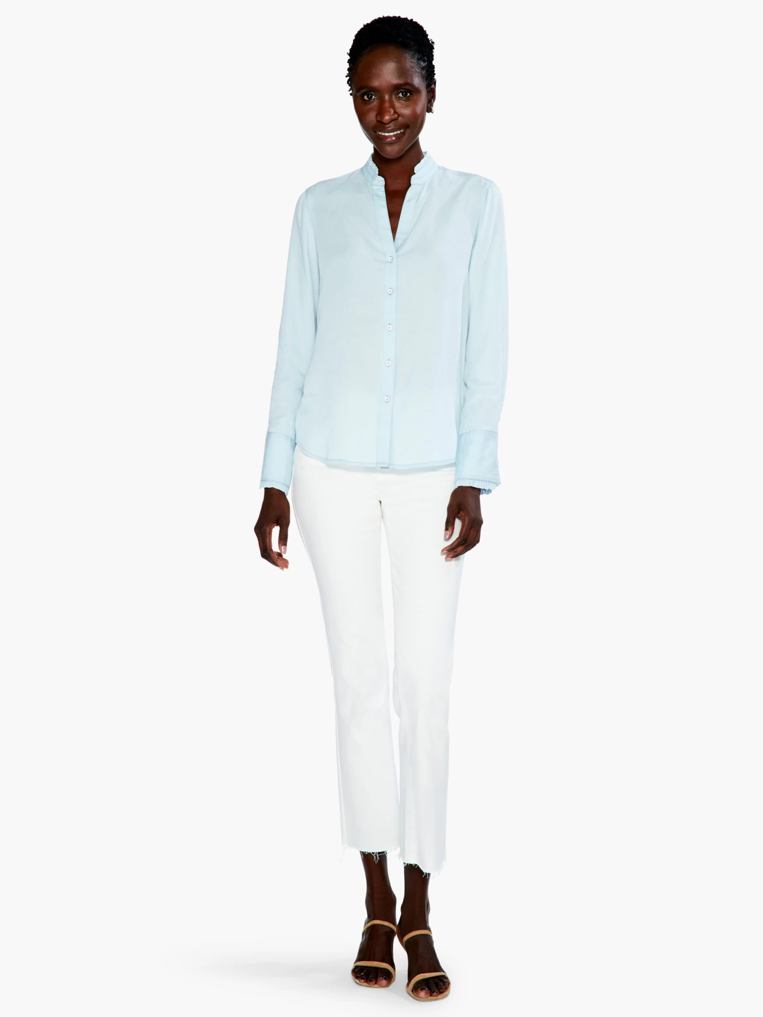 Femme Denim Shirt PALE DENIM - Image 4