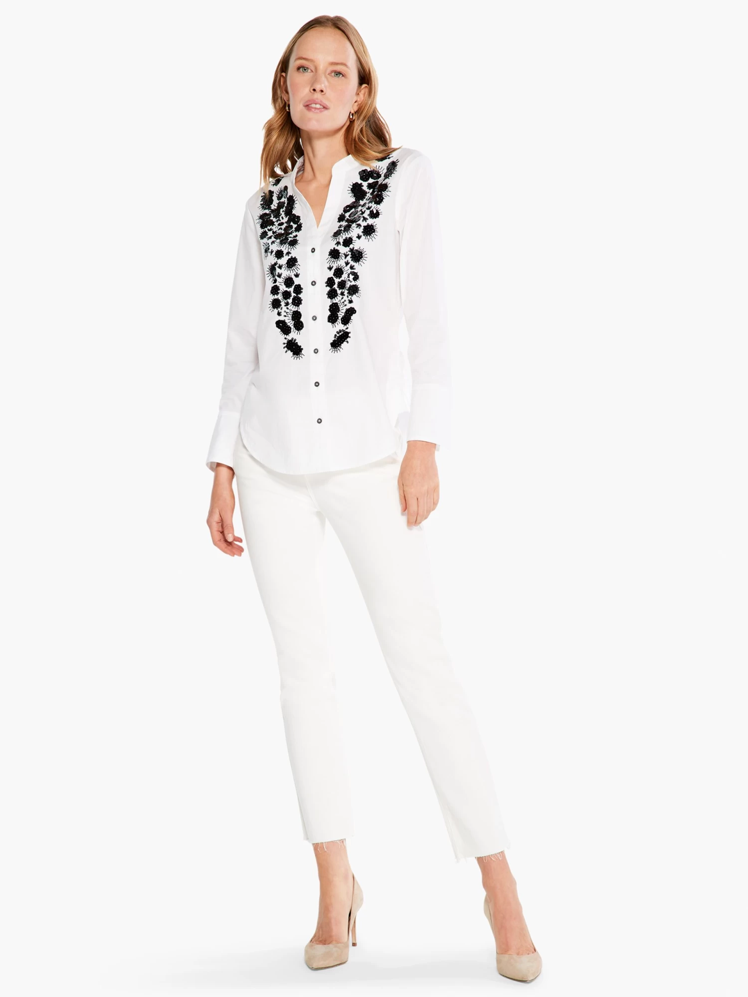 Evening Glam Shirt PAPER WHITE - Image 4