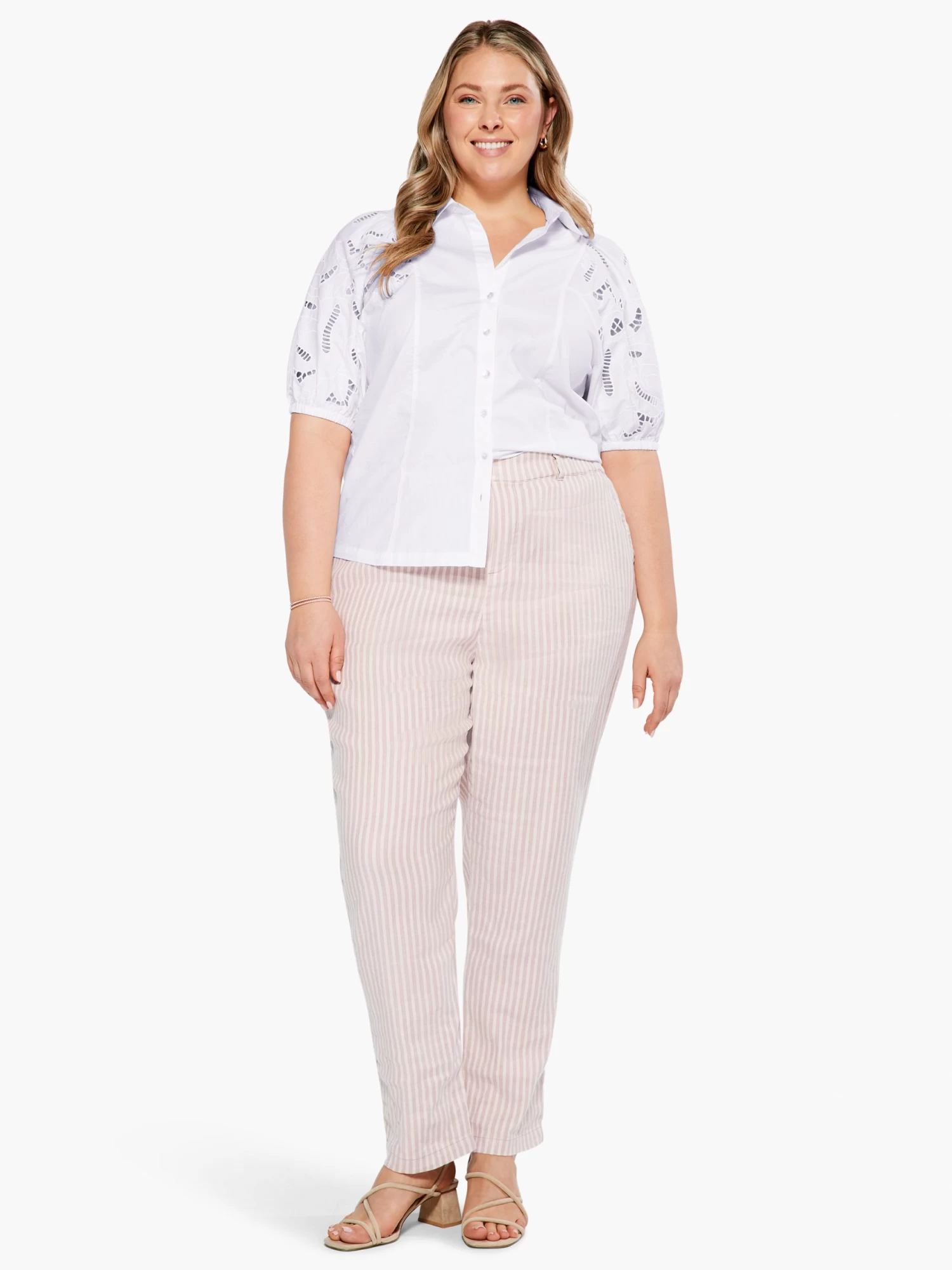 Cafe Straight-Leg Pant NEUTRAL MULTI - Image 2