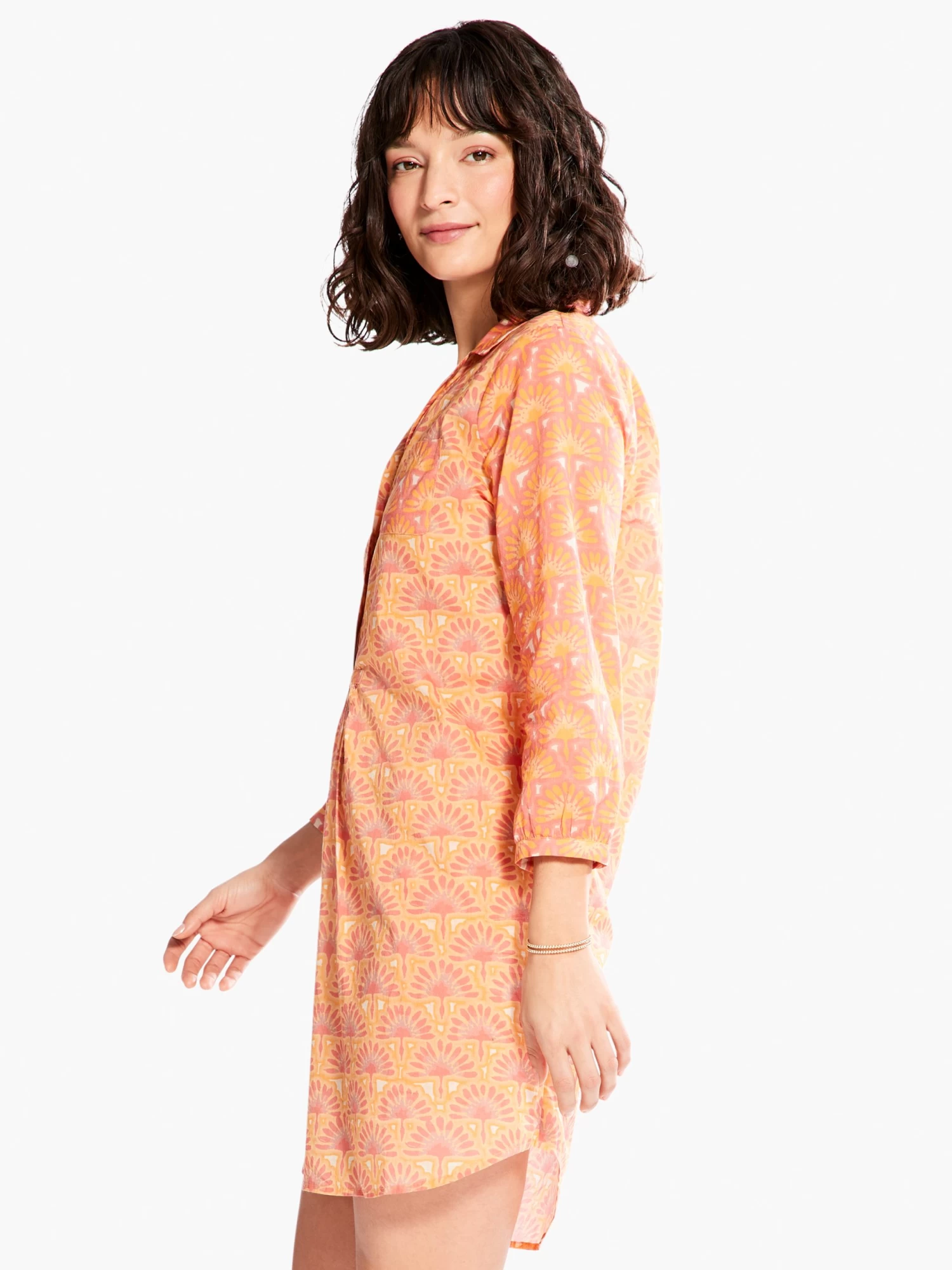 Swan Rays Dress ORANGE MULTI - Image 2
