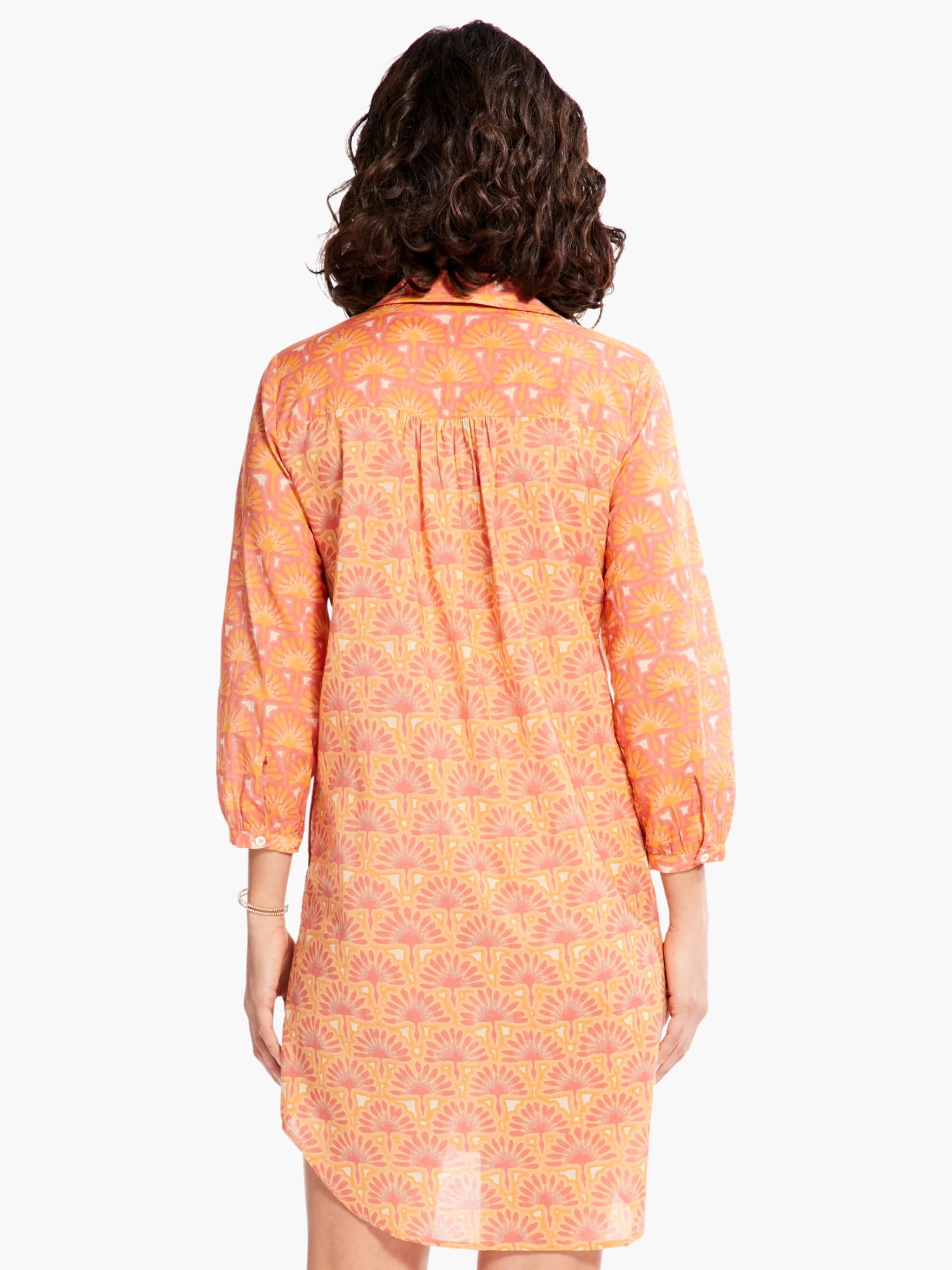 Swan Rays Dress ORANGE MULTI - Image 3