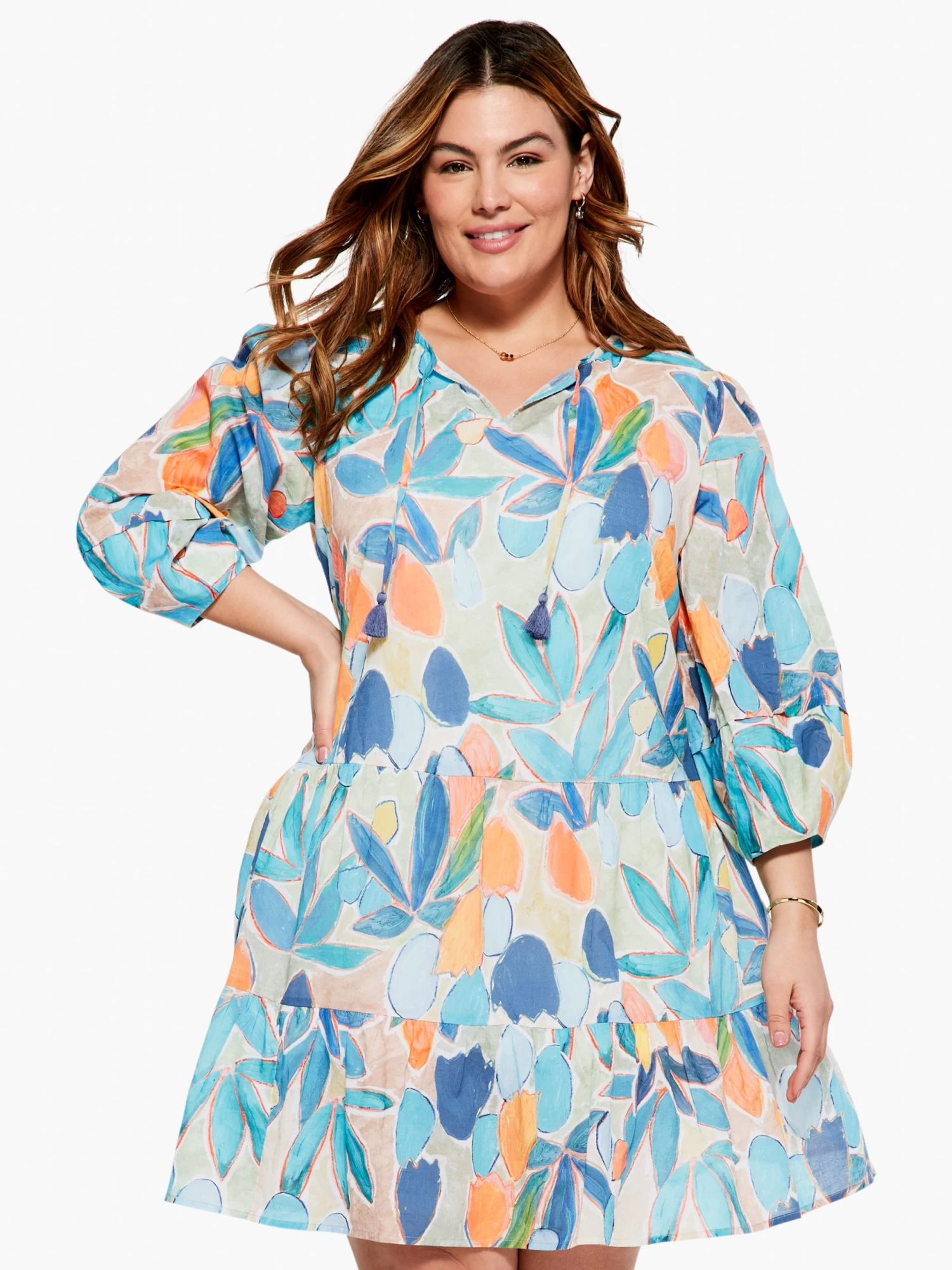 Citrus Grove Dress BLUE MULTI