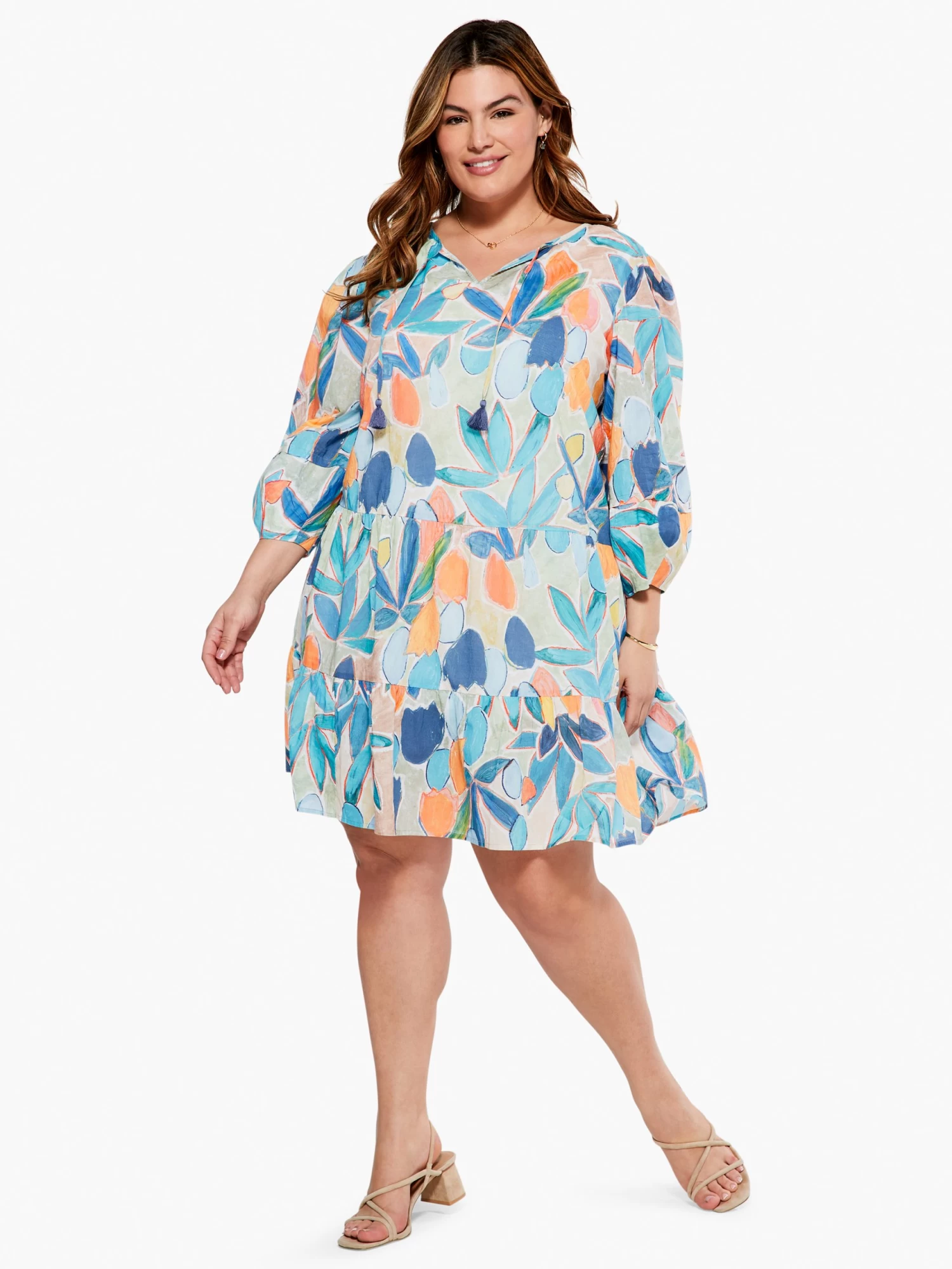 Citrus Grove Dress BLUE MULTI - Image 4