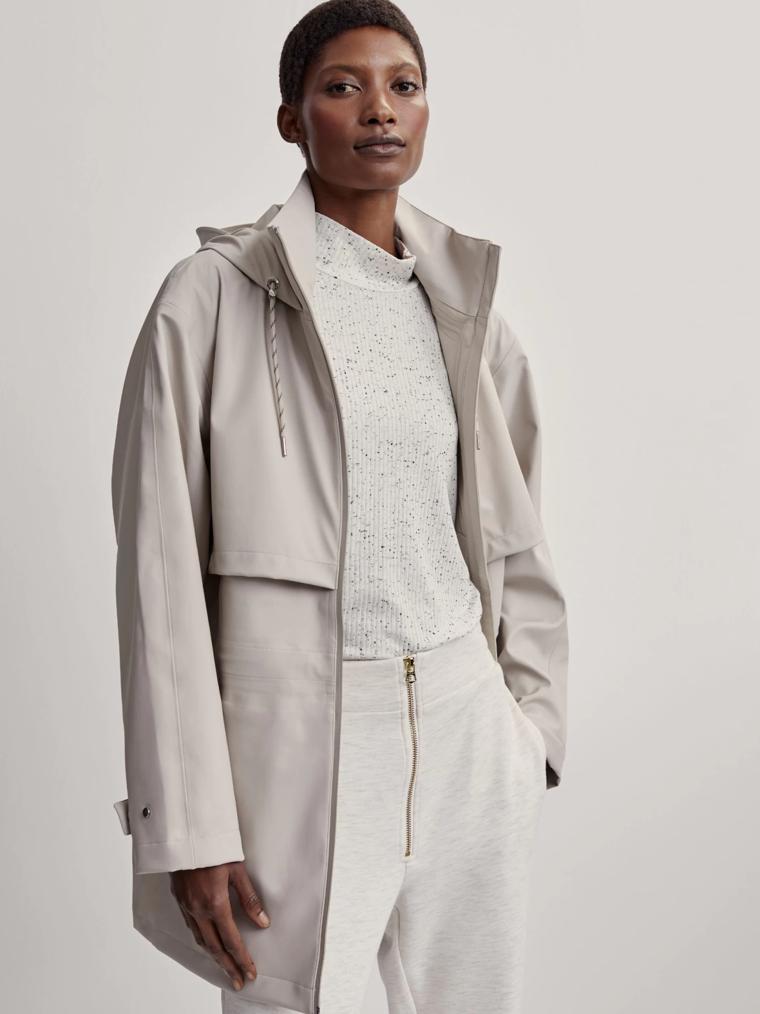 Varley - Alyssa Raincoat CREAM