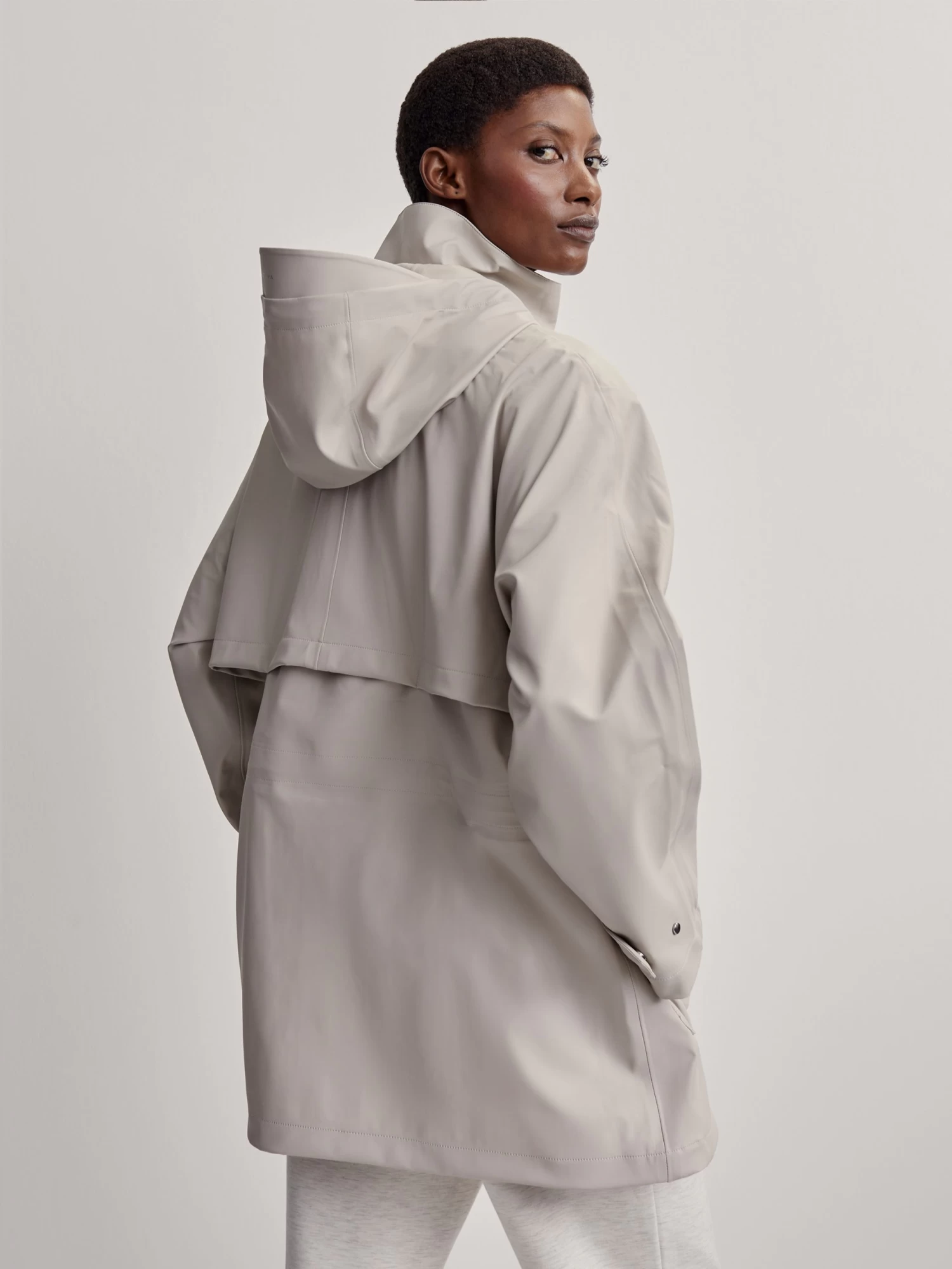 Varley - Alyssa Raincoat CREAM - Image 2