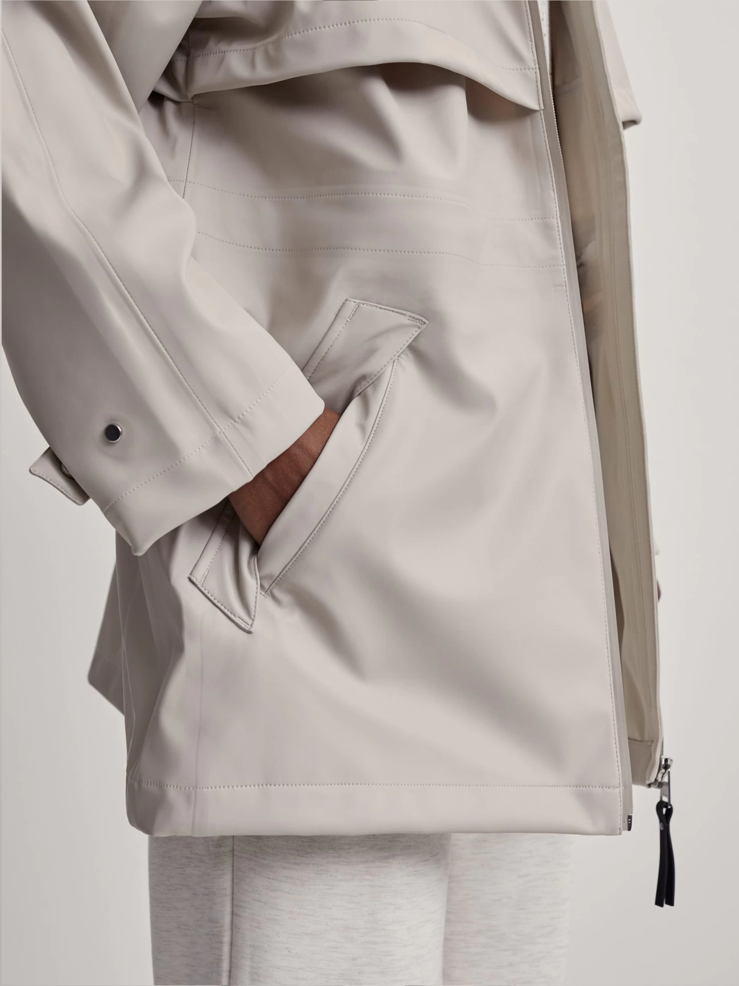 Varley - Alyssa Raincoat CREAM - Image 3