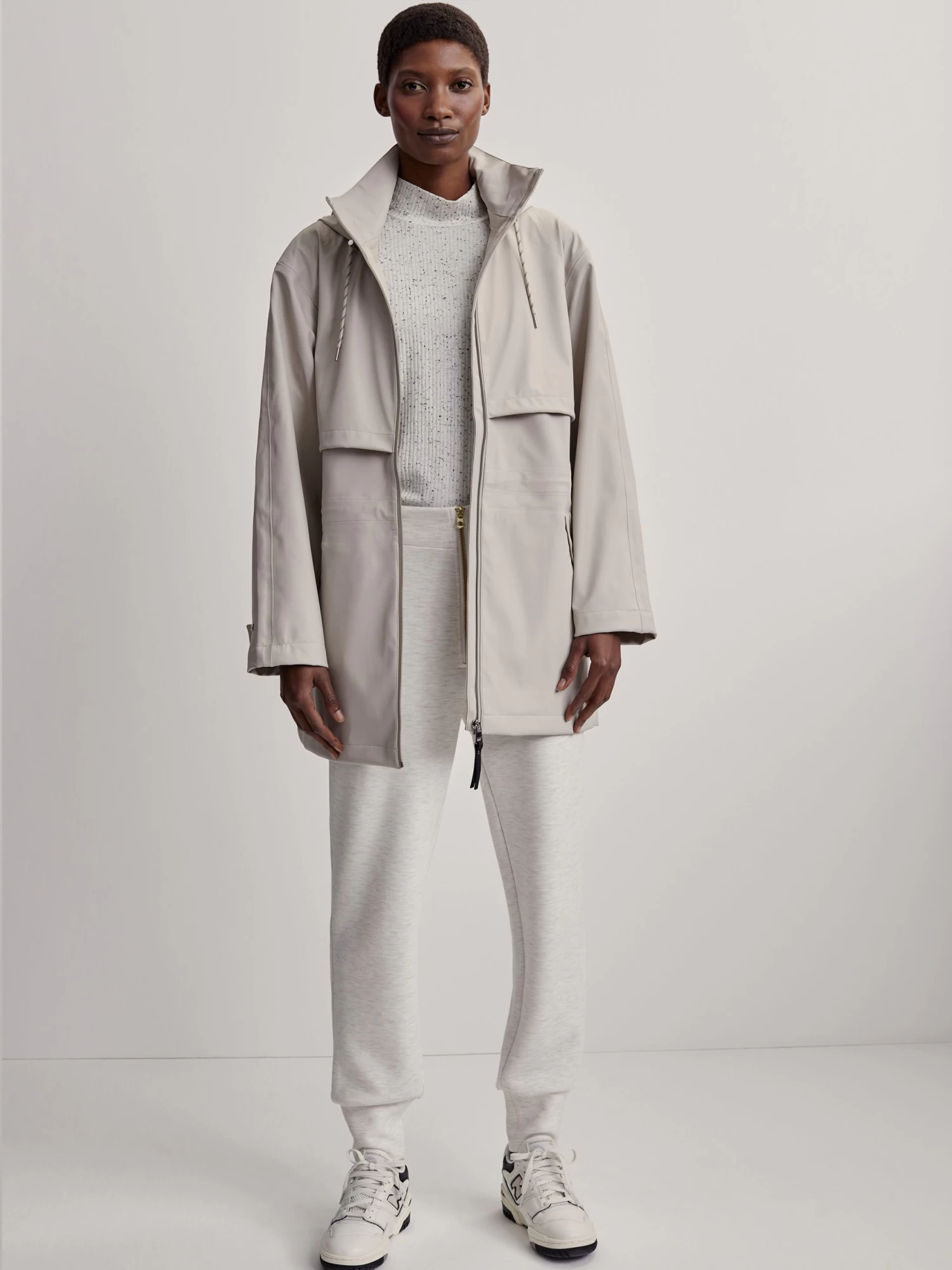 Varley - Alyssa Raincoat CREAM - Image 4