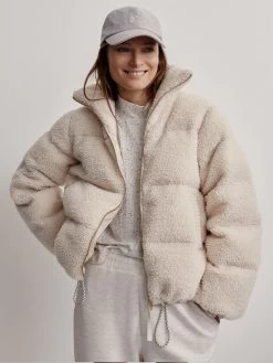 Varley - Wilkins Sherpa Jacket SANDSHELL