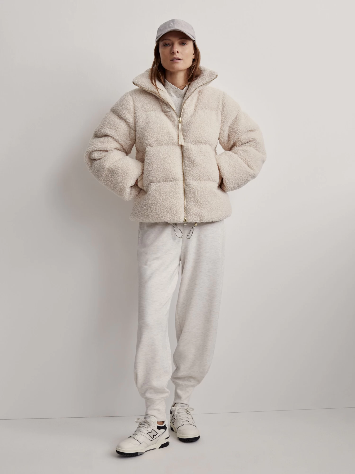 Varley - Wilkins Sherpa Jacket SANDSHELL - Image 4