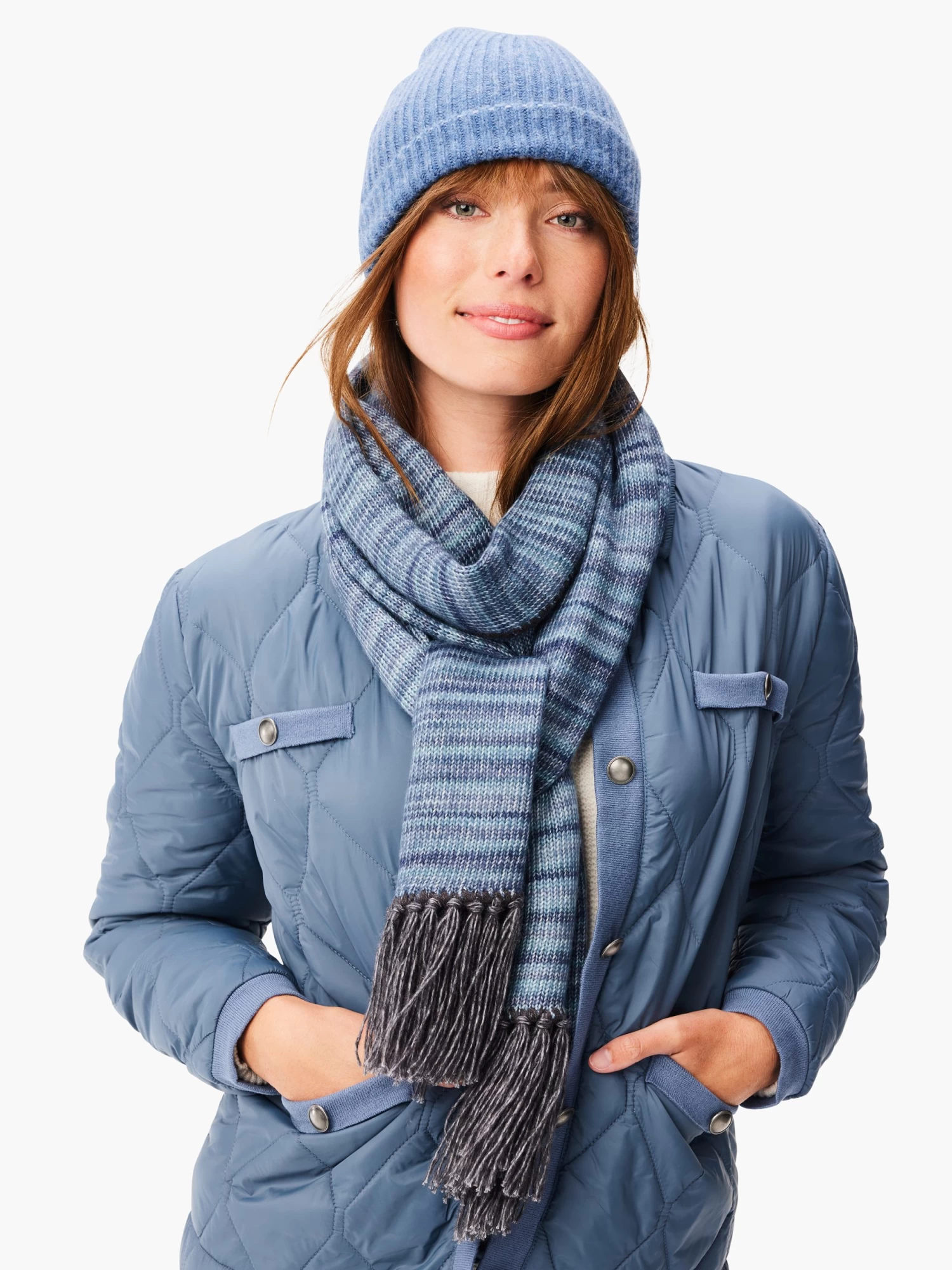 Spacedye Fringe Scarf - Image 2