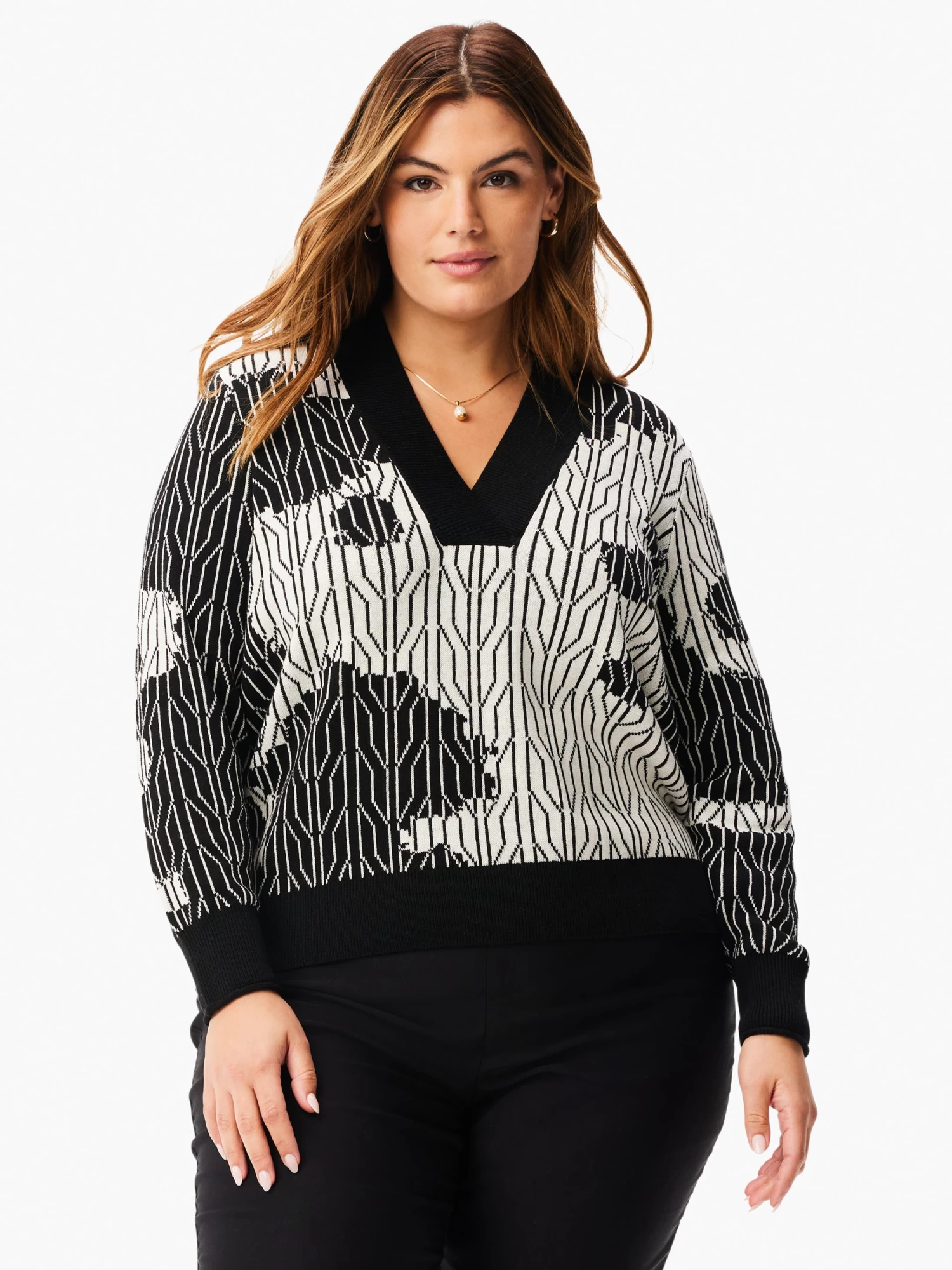 Deep Dive Dusk Sweater BLACK MULTI