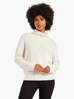 Mix Stitch Sweater CREAM MIX