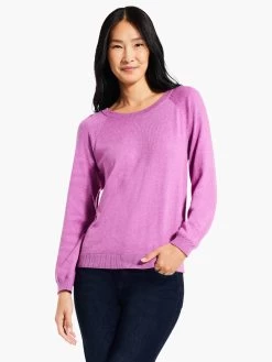 Here And There Sweater VIVID MAGENTA