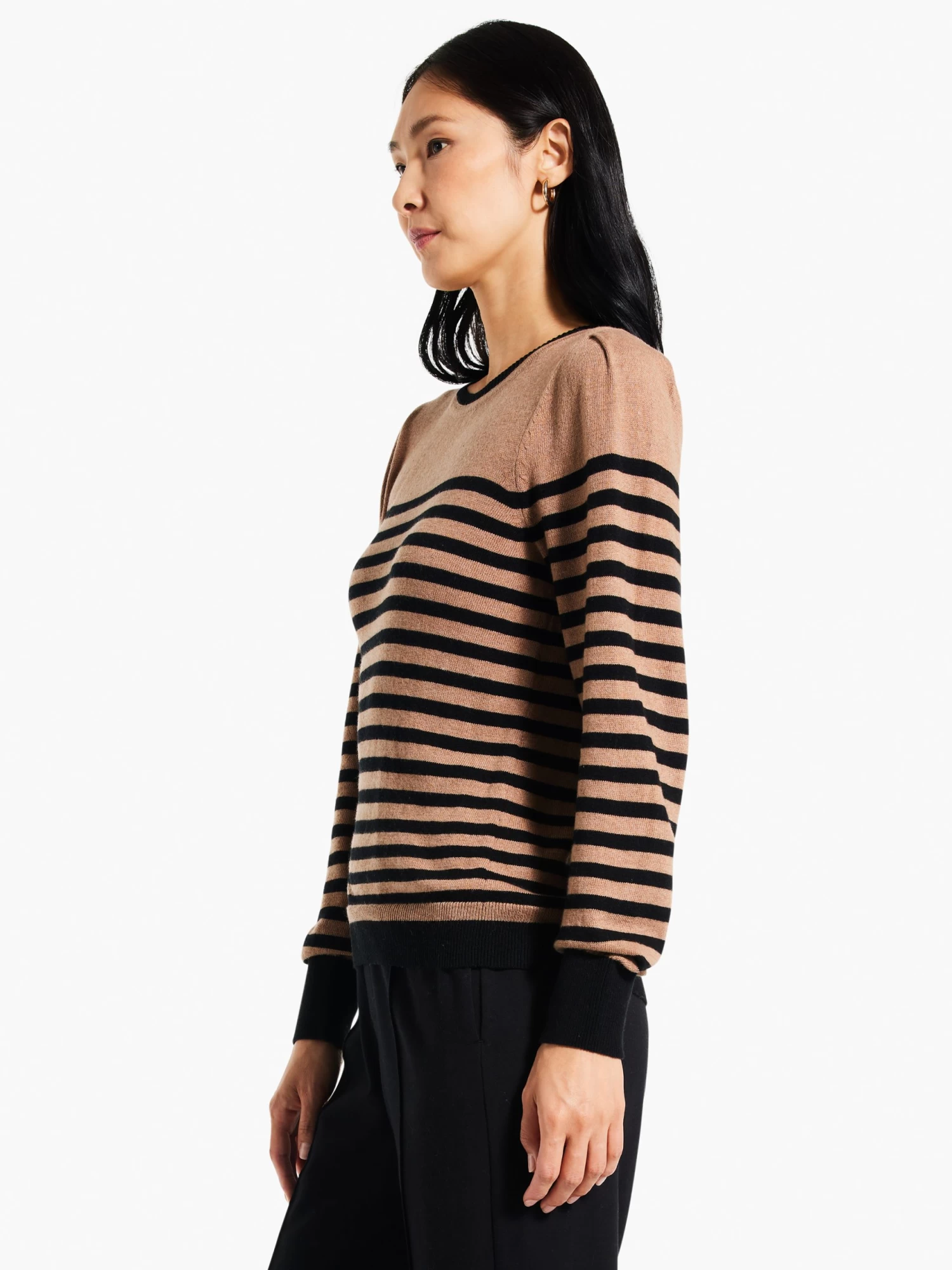 Striped Femme Sleeve Sweater - Image 2