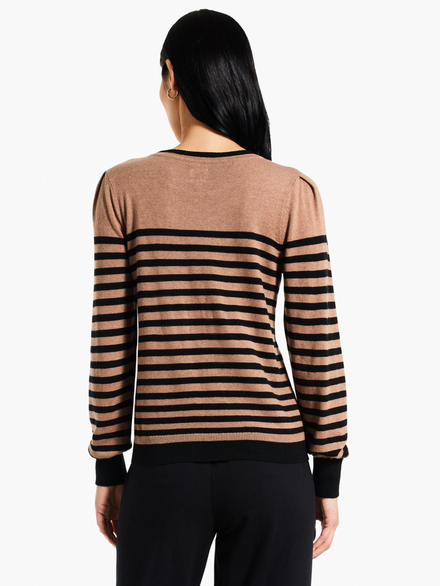 Striped Femme Sleeve Sweater - Image 3